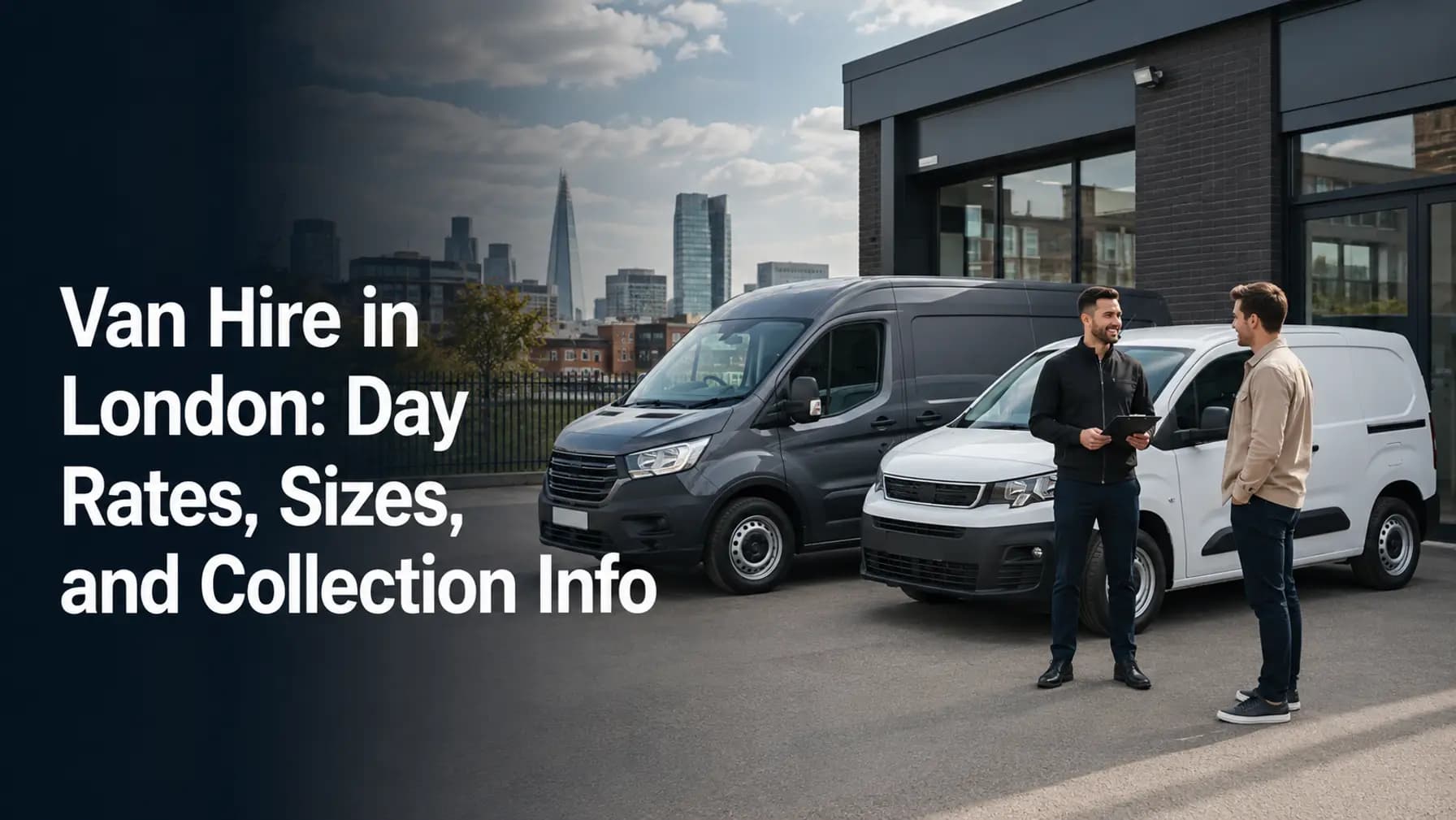 Van Hire in London: Day Rates, Sizes, and Collection Info