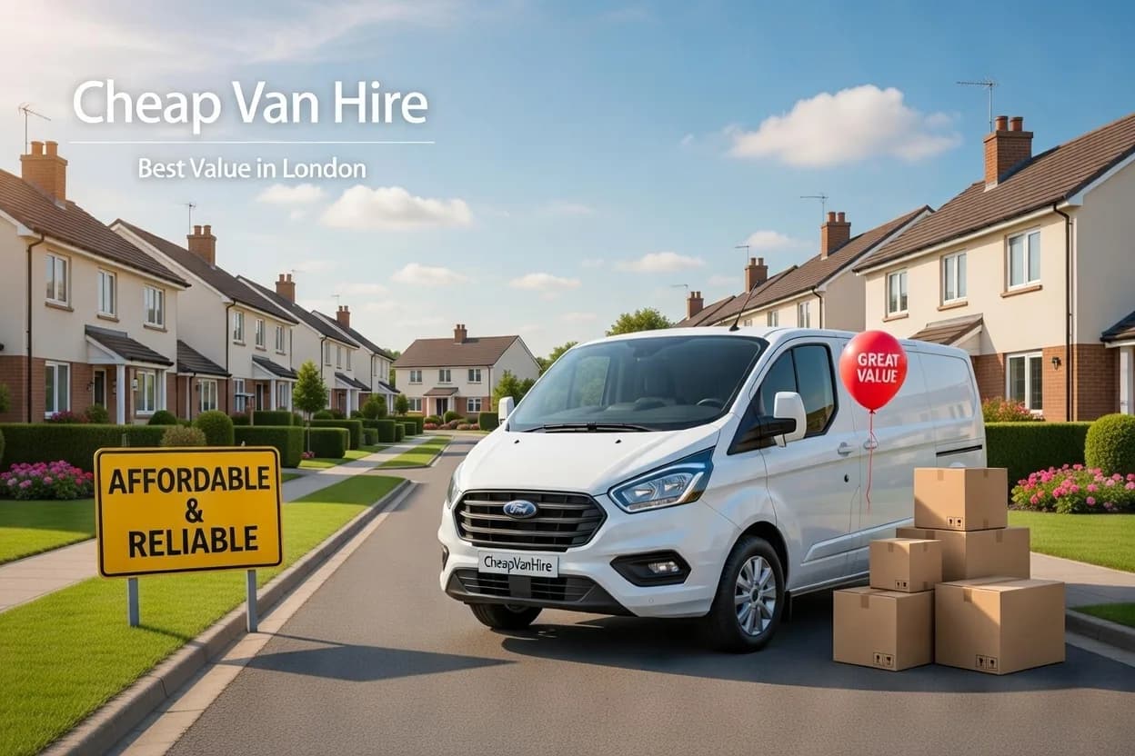 Cheap van hire London with budget van rental prices