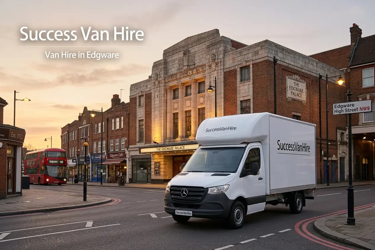 Van hire Edgware North London with local van rental options