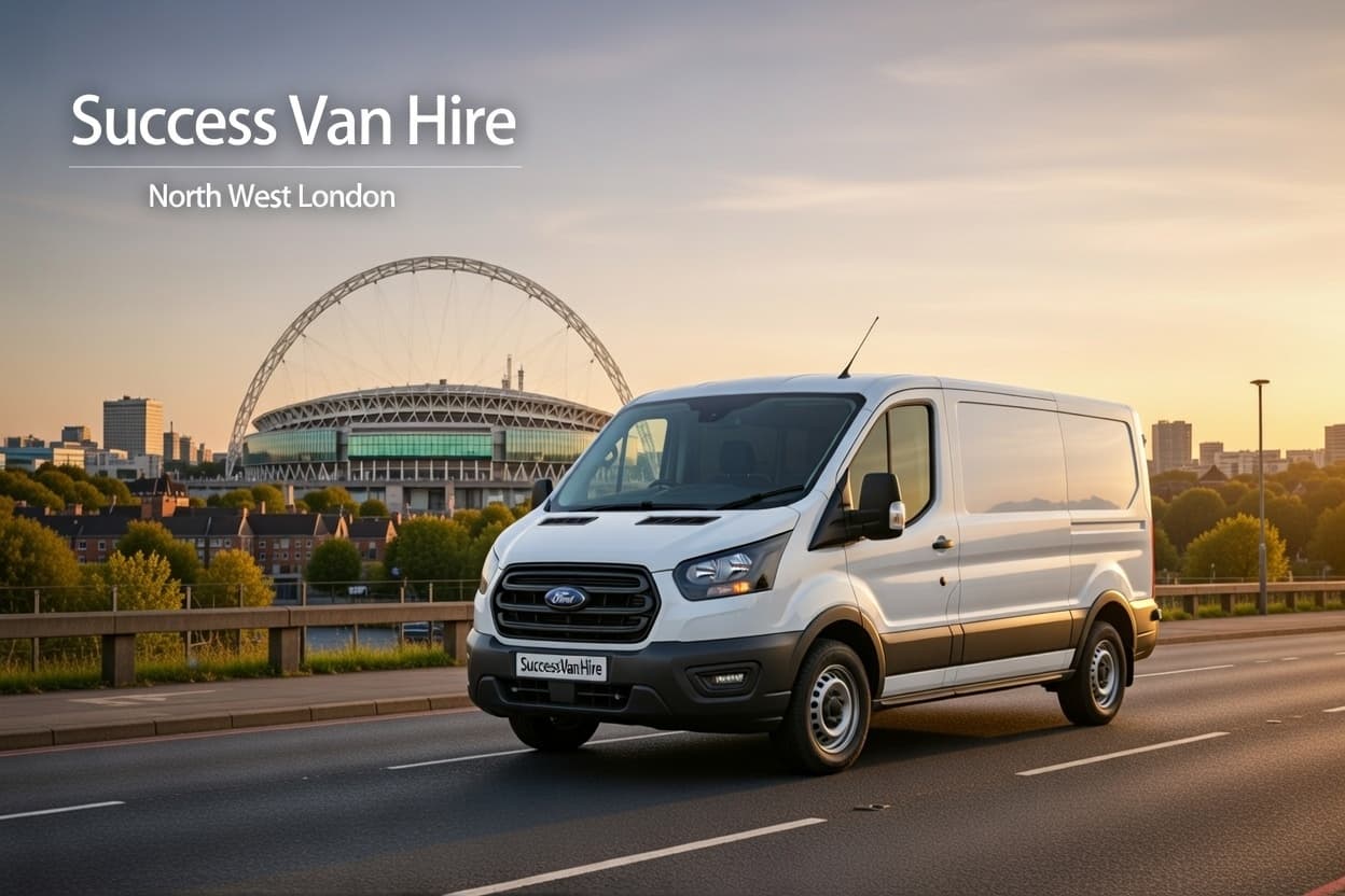 Van hire North West London — Success Van Hire fleet of clean modern vans